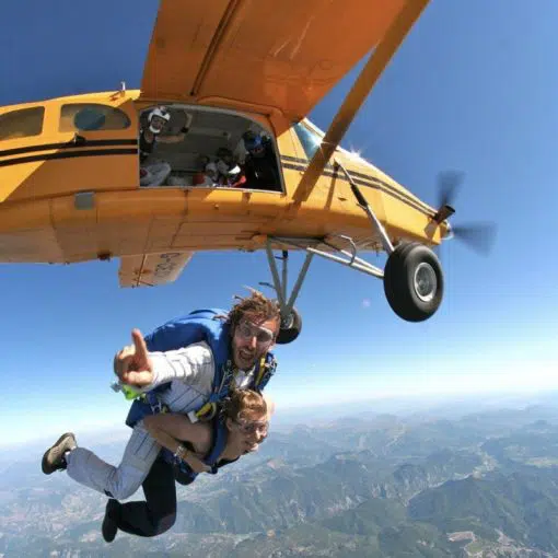 Sauter en parachute à Gap